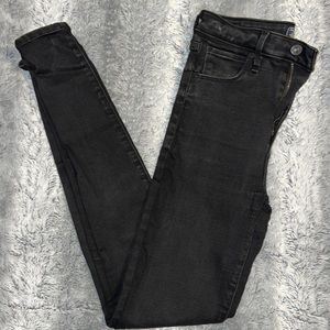 Black Abercrombie & Fitch Simone High Rise Super Skinny Jeans